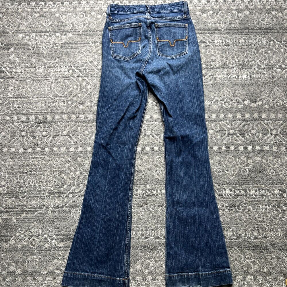 Kimes Ranch Jennifer Jeans Women's 0x32 High Rise Wide Flare Leg Western Blue - Picture 9 of 10